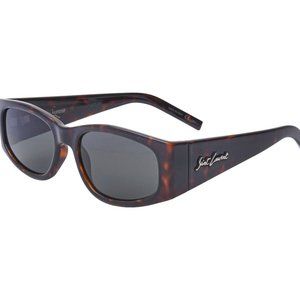 SAINT LAURENT UNISEX SUNGLASSES HAVANA GREEN